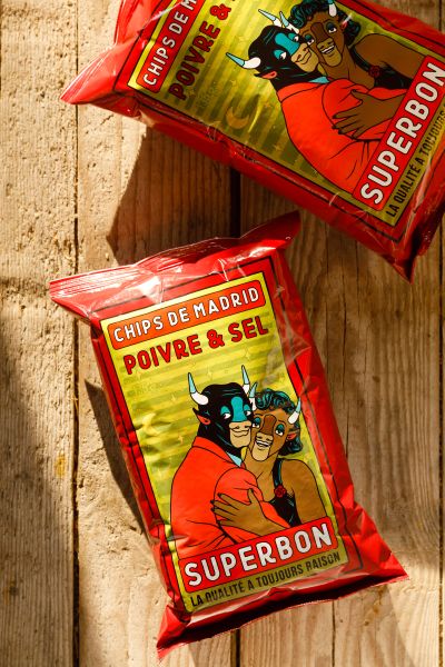 Superbon Salt & Pepper, Pfeffer und Salz Chips 135g